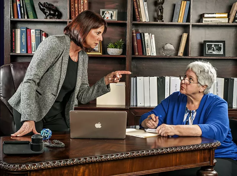 Image: Erika Scotti and Elizabeth Dimon.