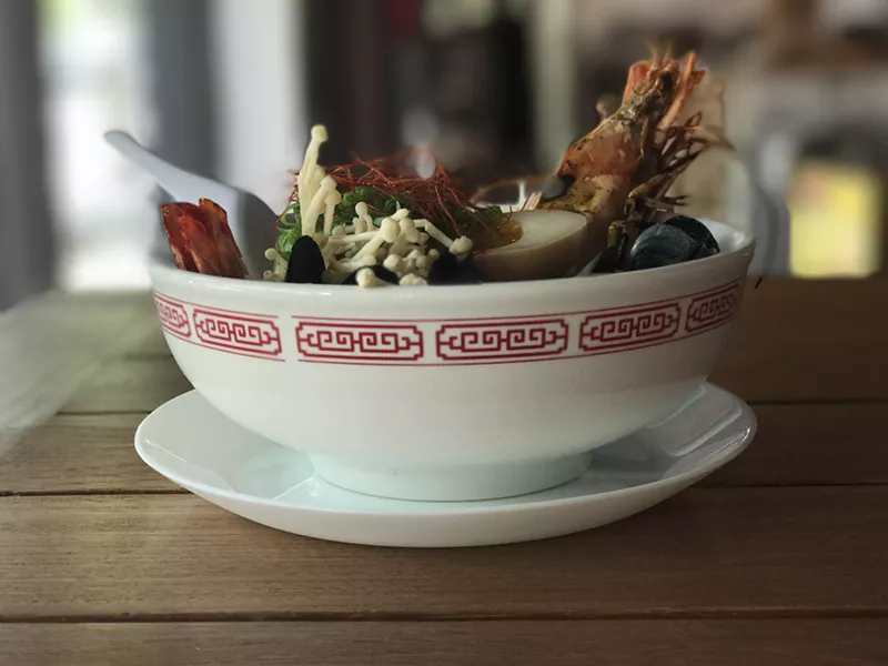 Image: Miami Ramen with monster prawns