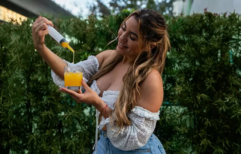 Image: Getting a shot has never been so tasty.