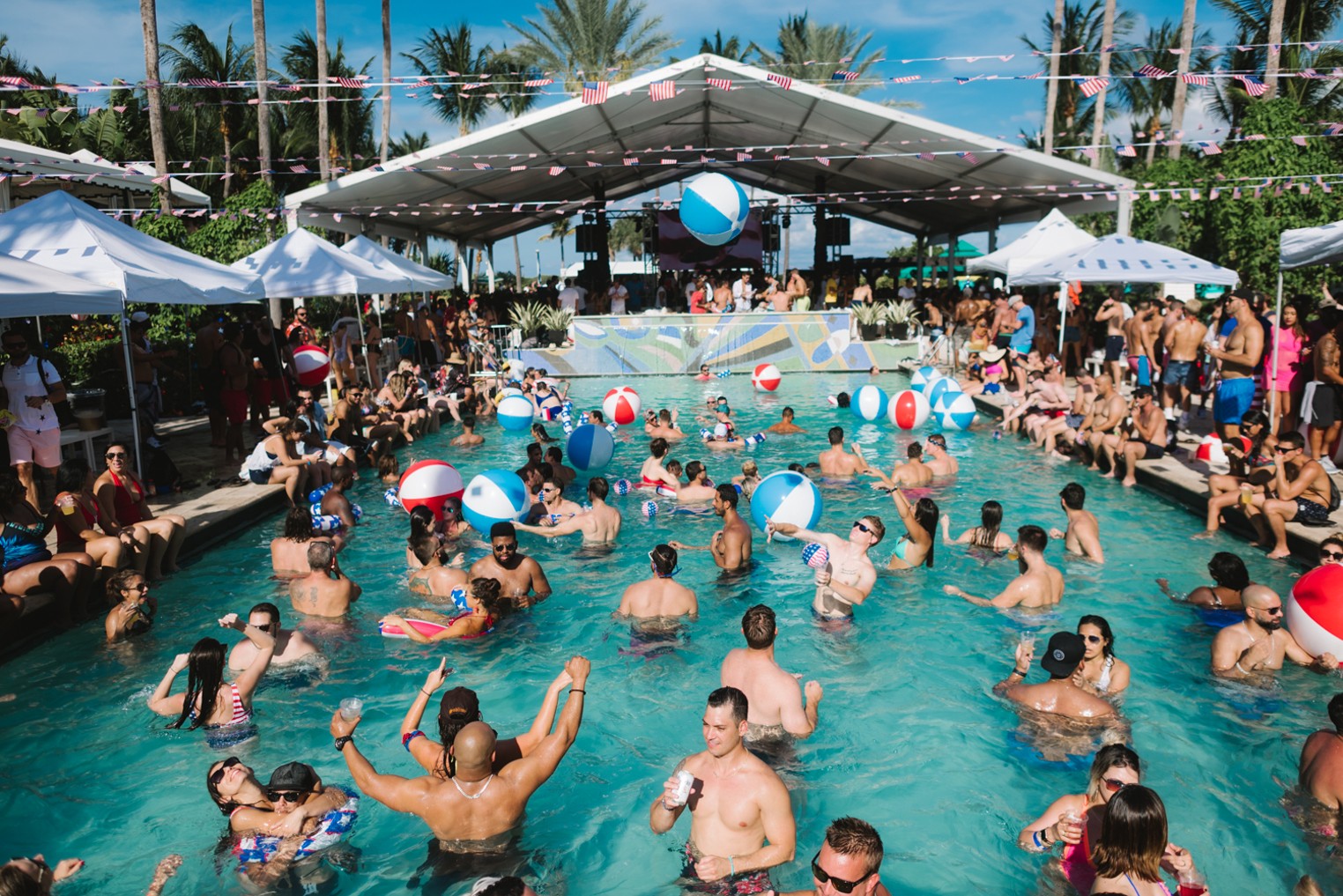 Pool party in full swing! - Picture of Kimpton Surfcomber Hotel, Miami Beach  - Tripadvisor