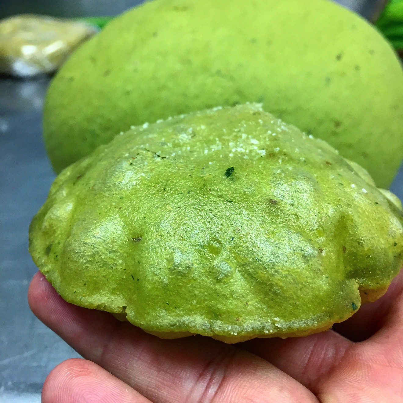 Avocado puri, made from the fruit of Ranch Patel's trees.