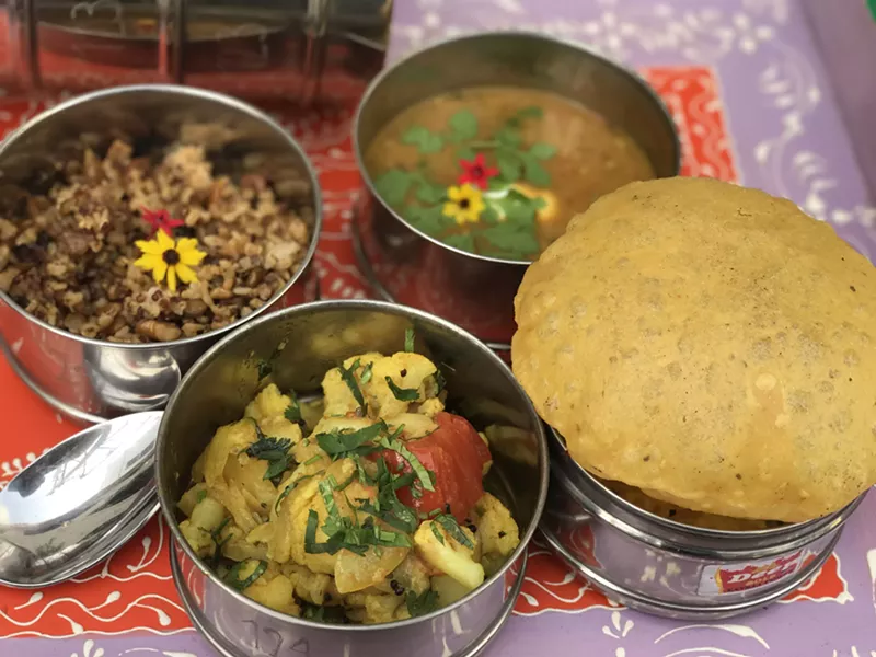 Image: Ghee's new tiffin lunch.