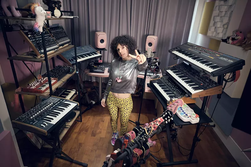 Image: Multi-instrumentalist Giorgia Angiuli will perform at M2 on Saturday, November 25.