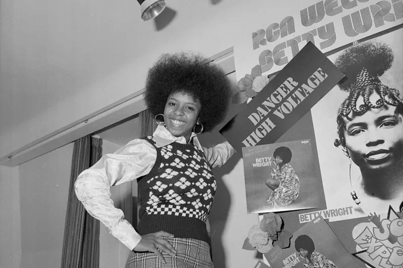 Image: Betty Wright in London in 1975.