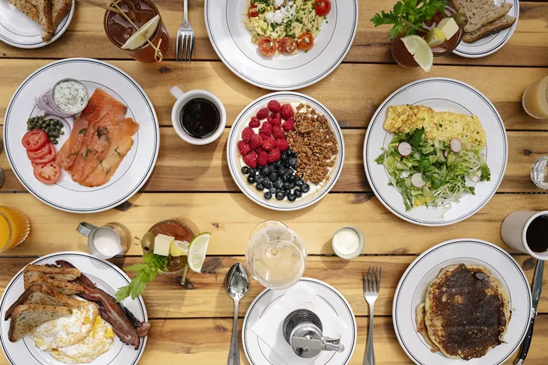 Image: Breakfast at Gregory's.