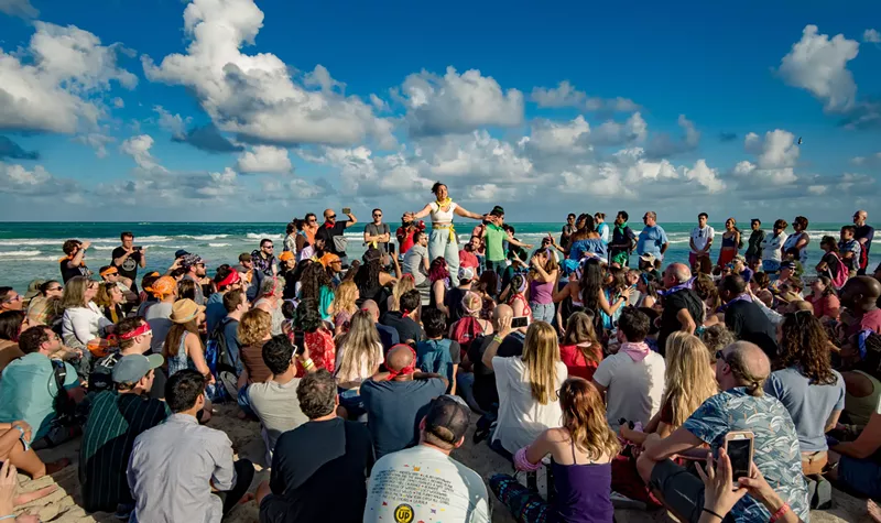 Image: Banda Magda's Magda Giannikou leads her annual A Cappella by the Sea.