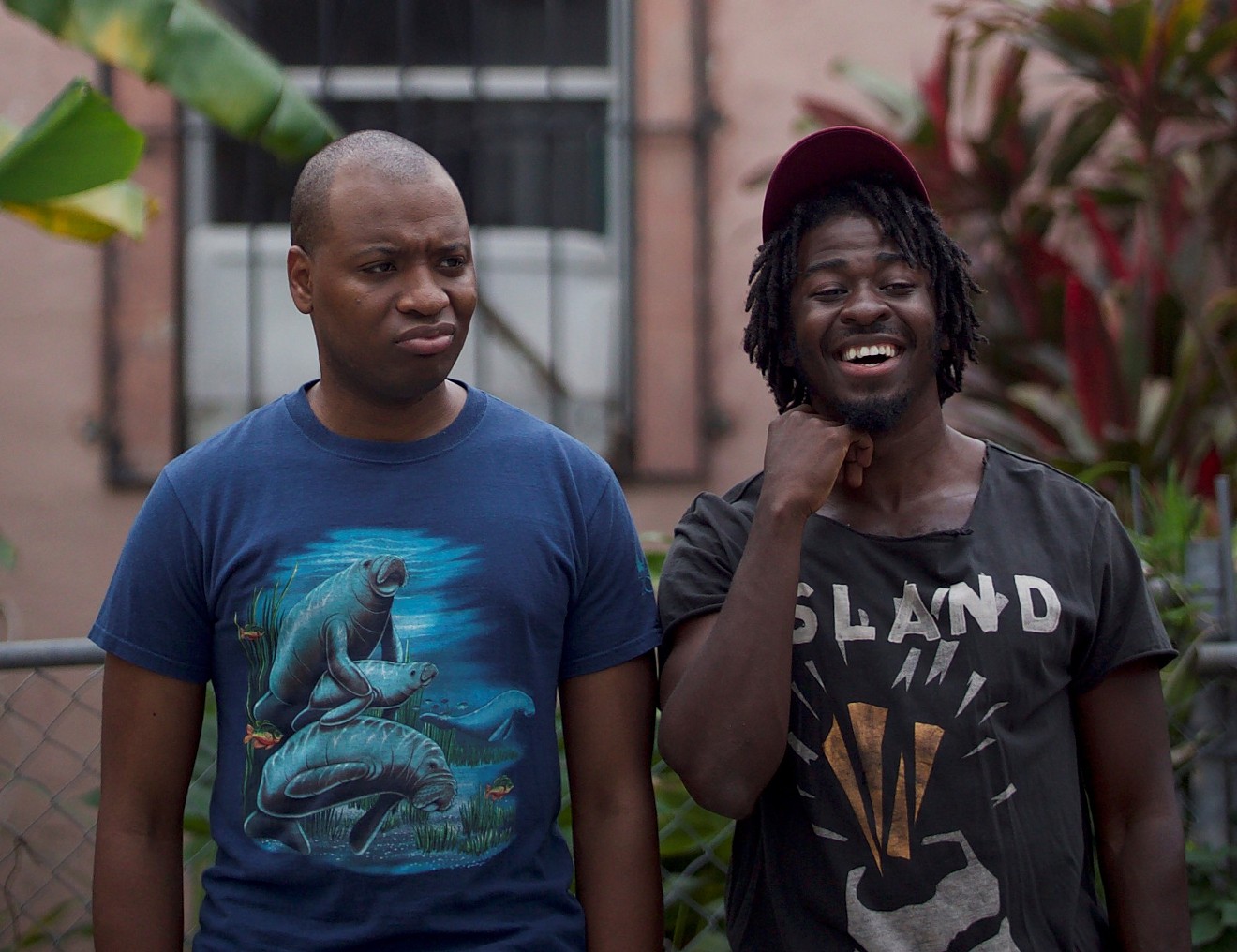 Joshua Jean-Baptiste (left) and Edson Jean in the Complex web series Grown.