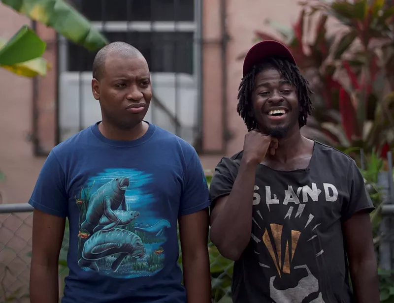 Image: Joshua Jean-Baptiste (left) and Edson Jean in the Complex web series Grown.