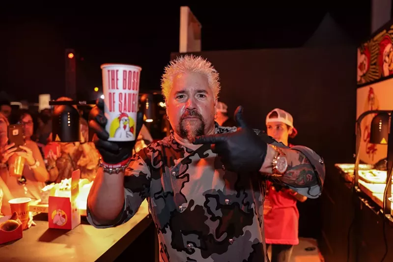 Image: Guy Fieri, dive aficionado, big tipper.
