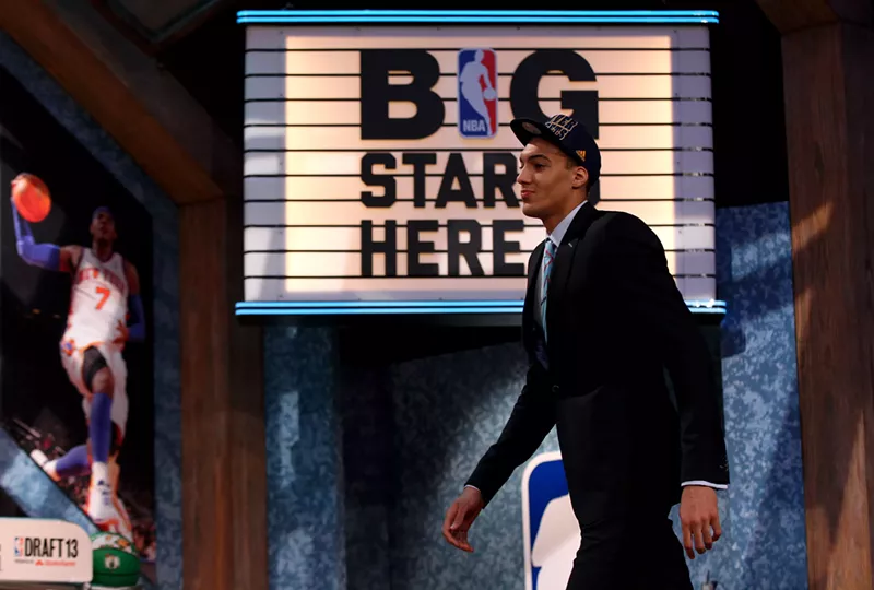 Image: Rudy Gobert was drafted 27th overall by the Denver Nuggets in 2013.