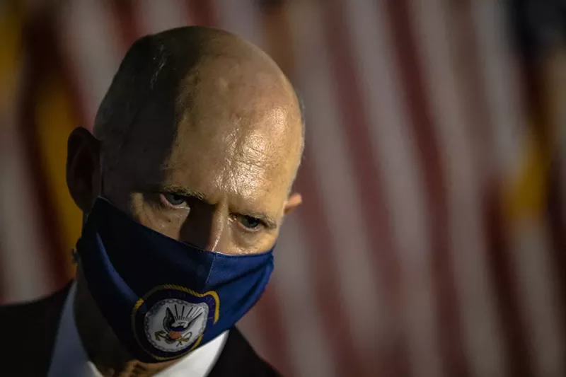 Image: Florida Sen. Rick Scott objected to the Electoral College votes for Joe Biden in Pennsylvania.