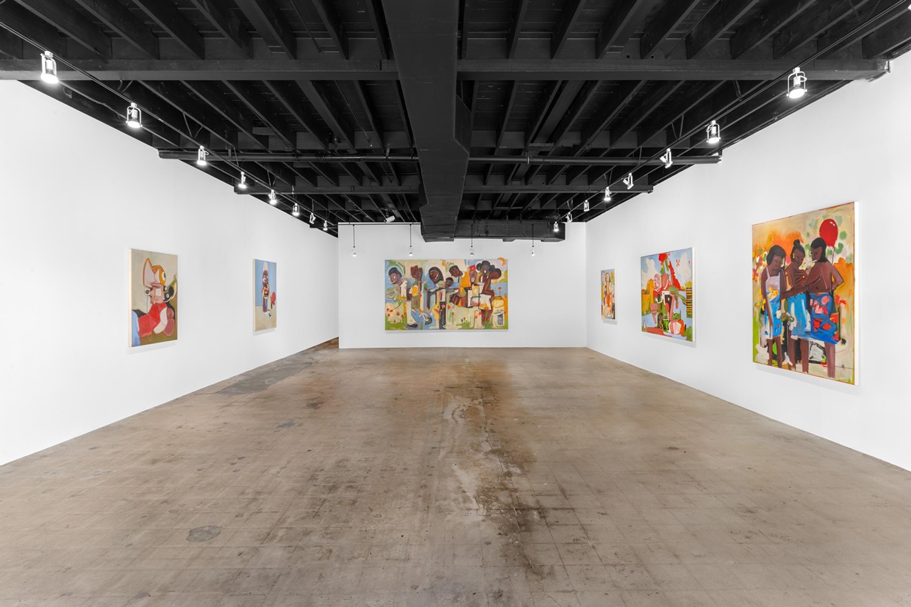 Installation view of "Milo Matthieu: Family Ties" at Jupiter Contemporary