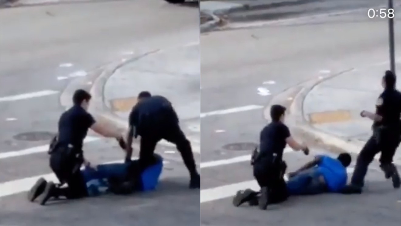 A video shows a Miami Police officer accidentally tasing himself.