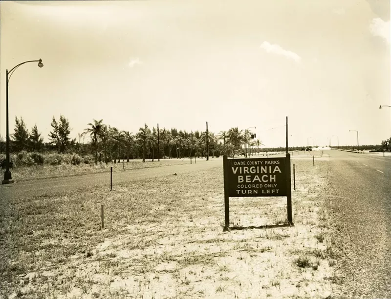Image: The City of Miami commission has moved to take further control of the city's historic Black beach on Virginia Key.
