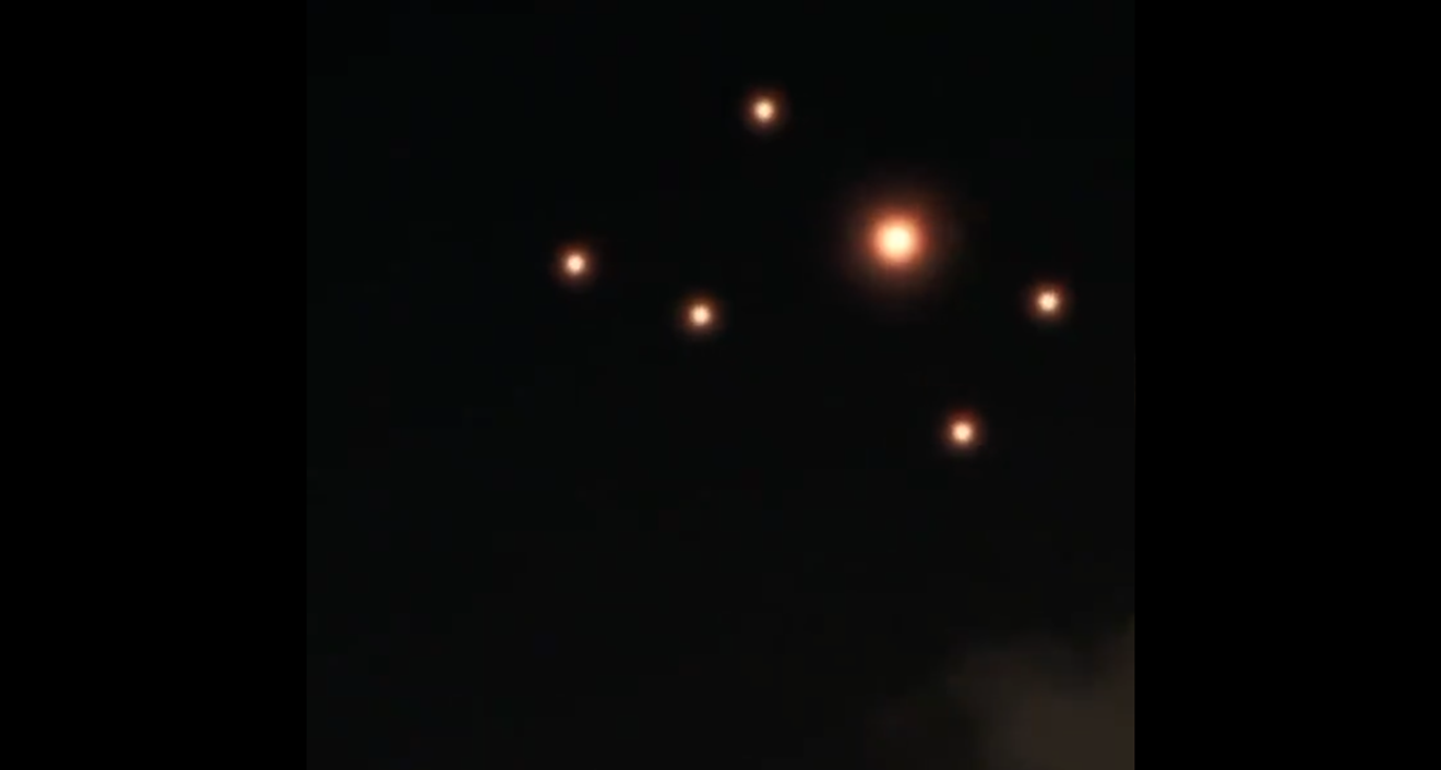 In June, a Twitter user shared a video purporting to show mysterious lights over downtown Miami.