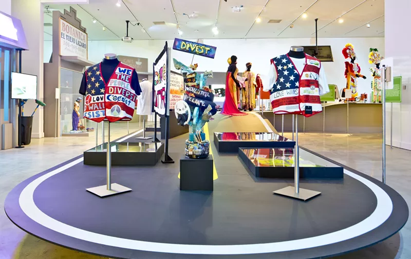 Image: Protest props by artist Alessandra Mondolfi, part of HistoryMiami's new exhibition, "Avenues of Expression: Street Traditions in Miami."