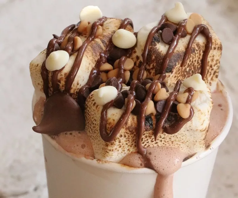 Image: Honeybee now serves hot chocolate.
