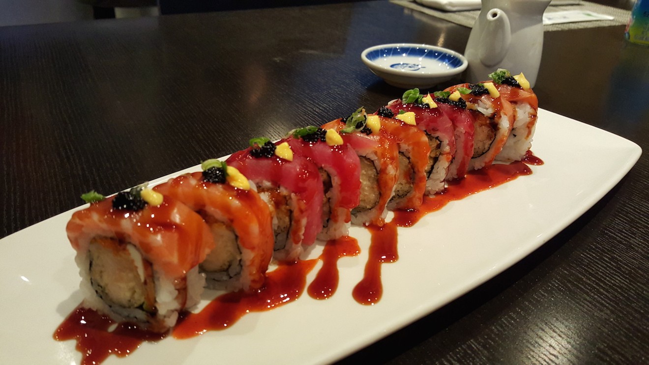 The Godfather is one of Hoshi & Sushi's signature rolls.
