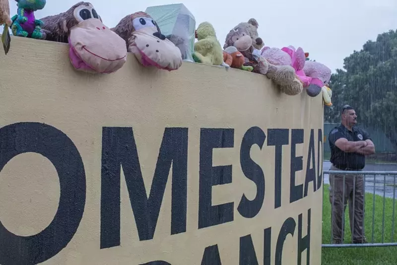 Image: A scene at the Homestead Temporary Shelter for Unaccompanied Children.