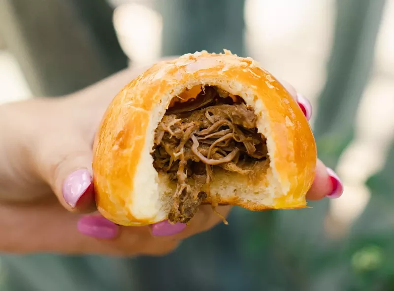 Image: The Salty x Versailles ropa vieja bun.