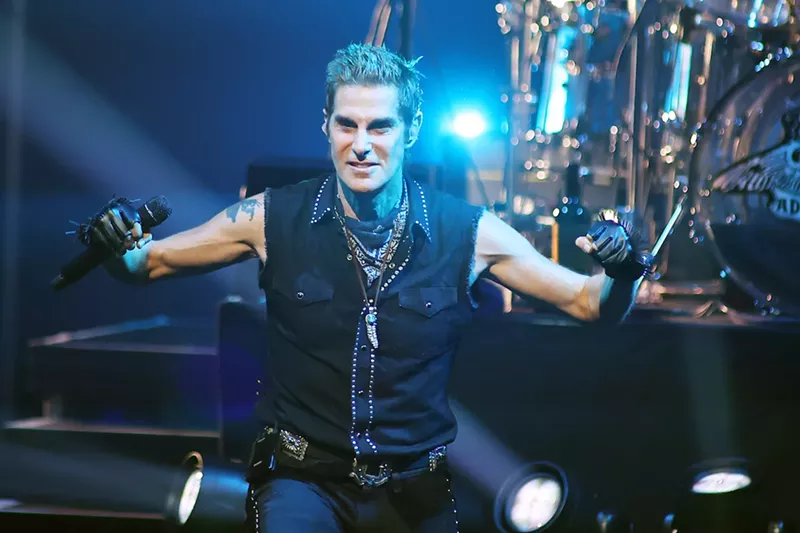 Image: Perry Farrell performs with Jane's Addiction at Hard Rock Live.