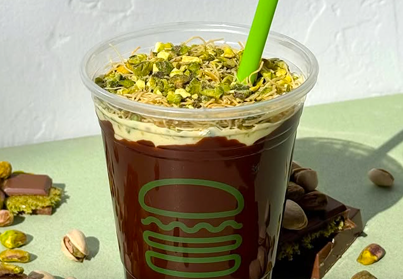 Image: The viral Dubai Chocolate Shake is being sold at Shack Shack locations in Miami, Fort Lauderdale, and Boca Raton.
