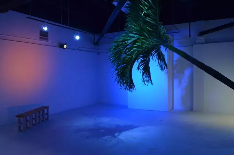 Image: "The High Water Mark" by artists Marla Rosen and Eddie Negron at Bakehouse Art Complex