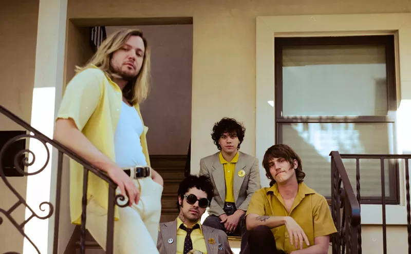 Image: Hunny Frontman Jason Yarger Spills on His Influences, Also Spills Paint