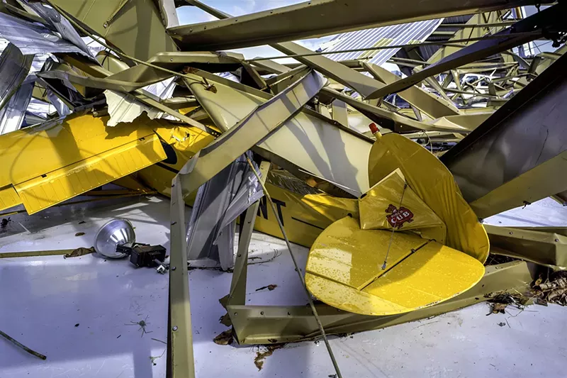 Image: Hurricane Andrew wreckage captured by photographer Barry Fellman. See more of Fellman's photos here.