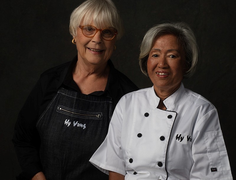 Hy Vong owners Katherine Manning and chef Tung Nguyen.