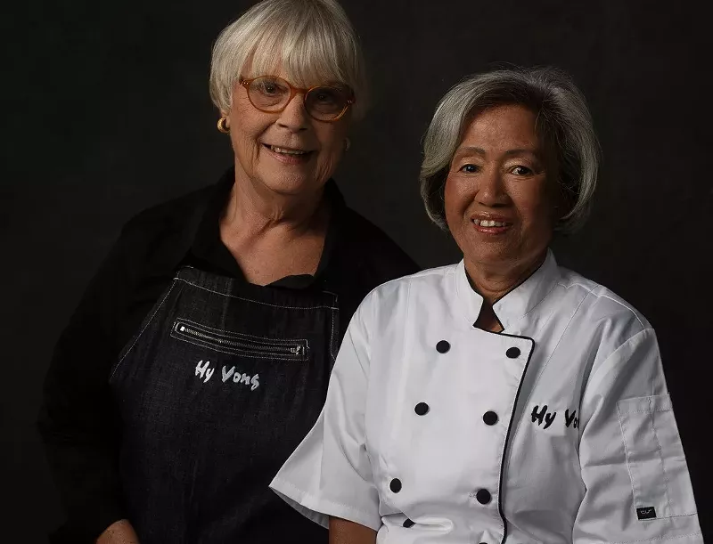 Image: Hy Vong owners Katherine Manning and chef Tung Nguyen.