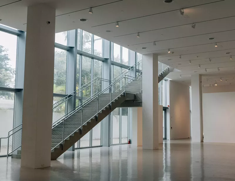 Image: Interior of de la Cruz building in Miami's Design District