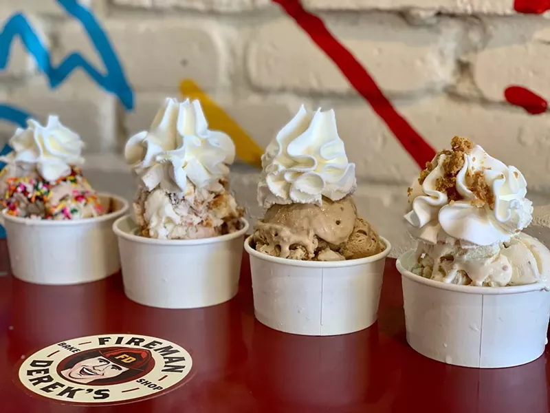 Image: Ice cream is now available at Fireman Derek's.
