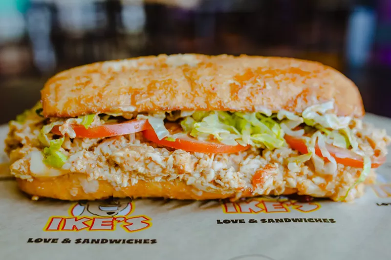Image: The "Ménage á Trois" sandwich from Ike's Love & Sandwiches.