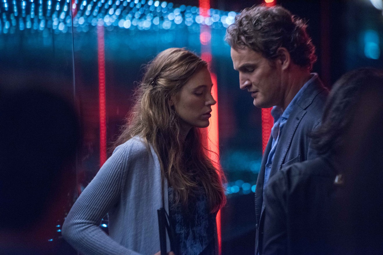 Blake Lively (left) plays Gina, who lost her eyesight in a car accident as a young girl, and Jason Clarke is her husband James, an unattractive and dissatisfying partner, in All I See Is You.