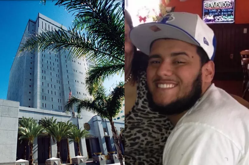 Image: Staffing shortages are so severe that inmates like Ulysses Cabrera (right) allege that they're not receiving adequate medical attention at the Federal Detention Center in downtown Miami.