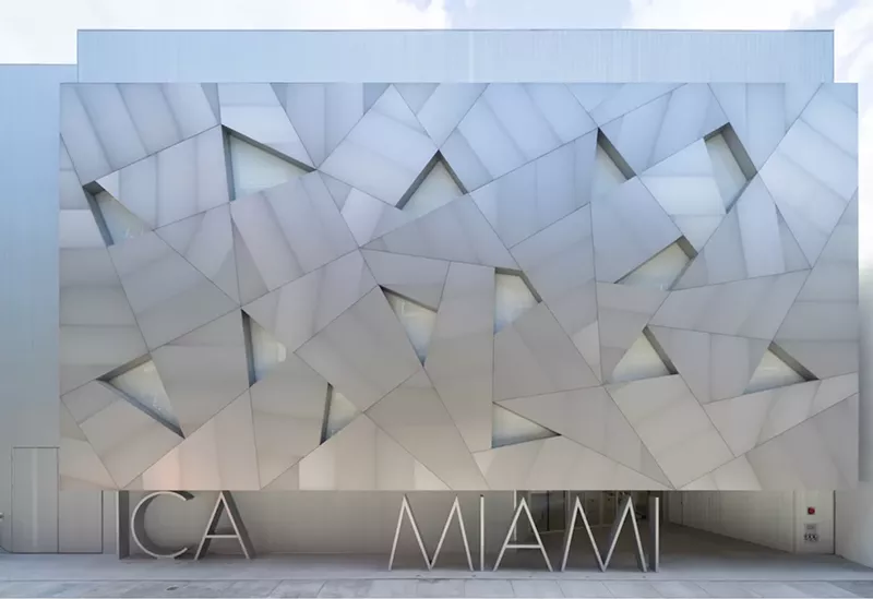 Image: The façade of ICA Miami's permanent home in the Design District.