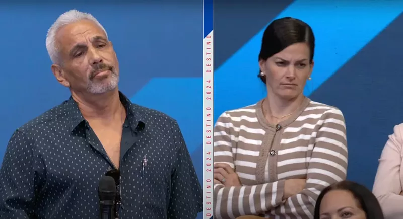 Image: splitscreen of audience members
