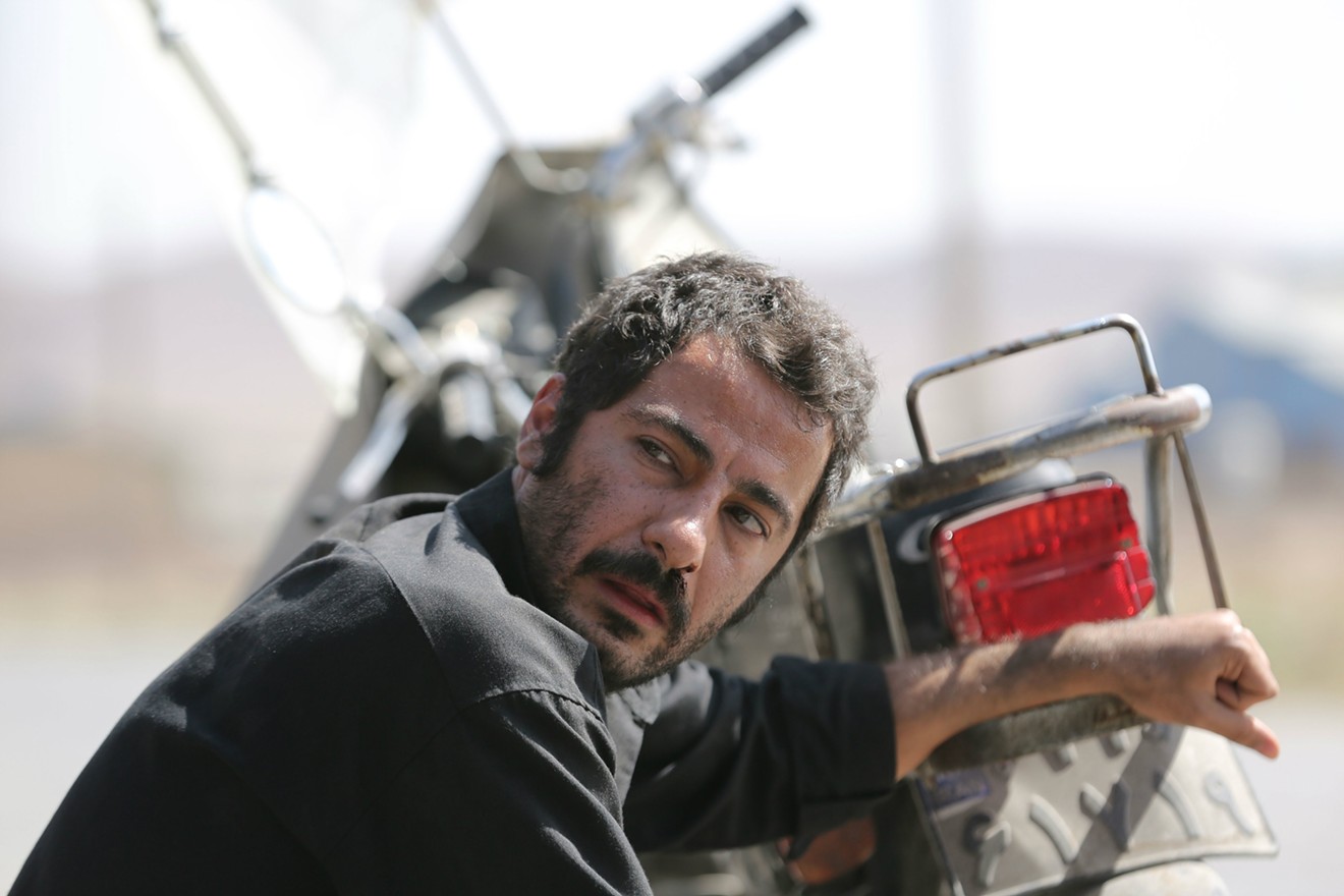 Navid Mohammadzadeh portrays Moosa, a father who ignores a doctor's advice to take his son to the nearest clinic after a highway accident, in writer-director Vahid Jalilvand’s No Date, No Signature.