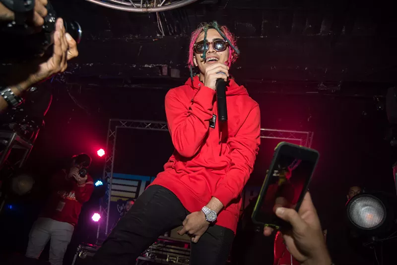 Image: See more photos from Lil Pump's performance at the Hangar here.