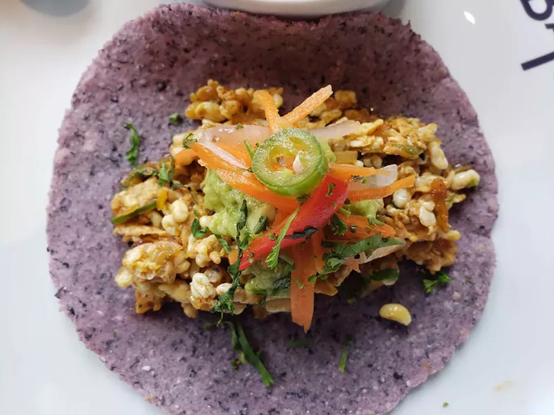 Image: Bakan's escamoles taco.