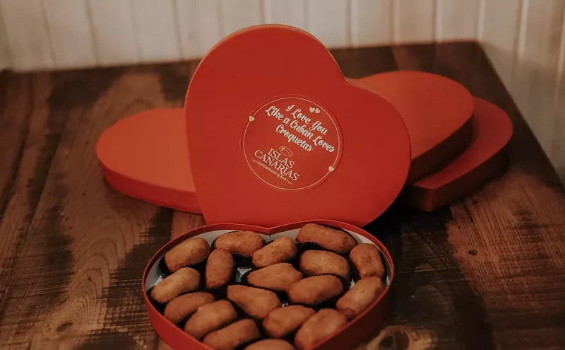 Image: Islas Canarias' Croqueta Valentine Is the Most Miami Way to Say "I Love You"