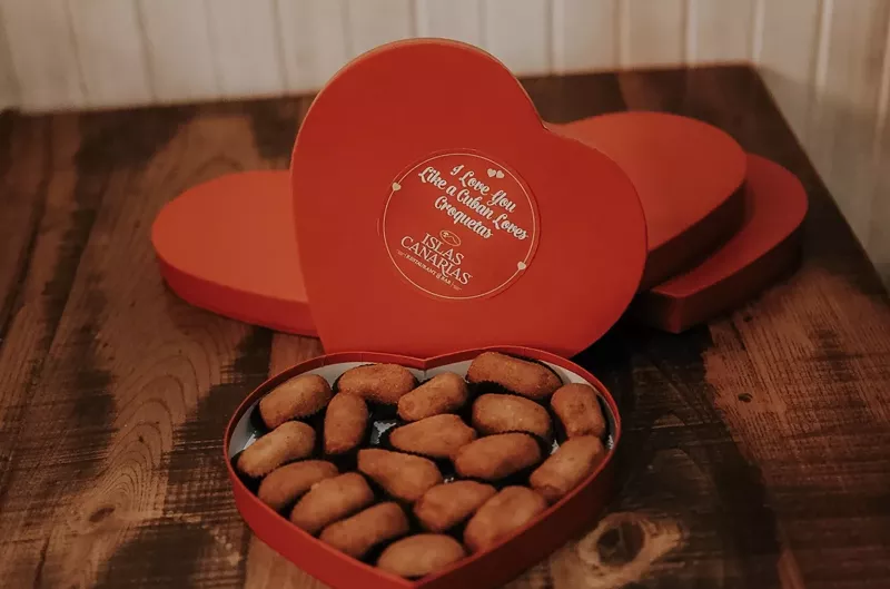 Image: Croquetas for Valentine's Day.