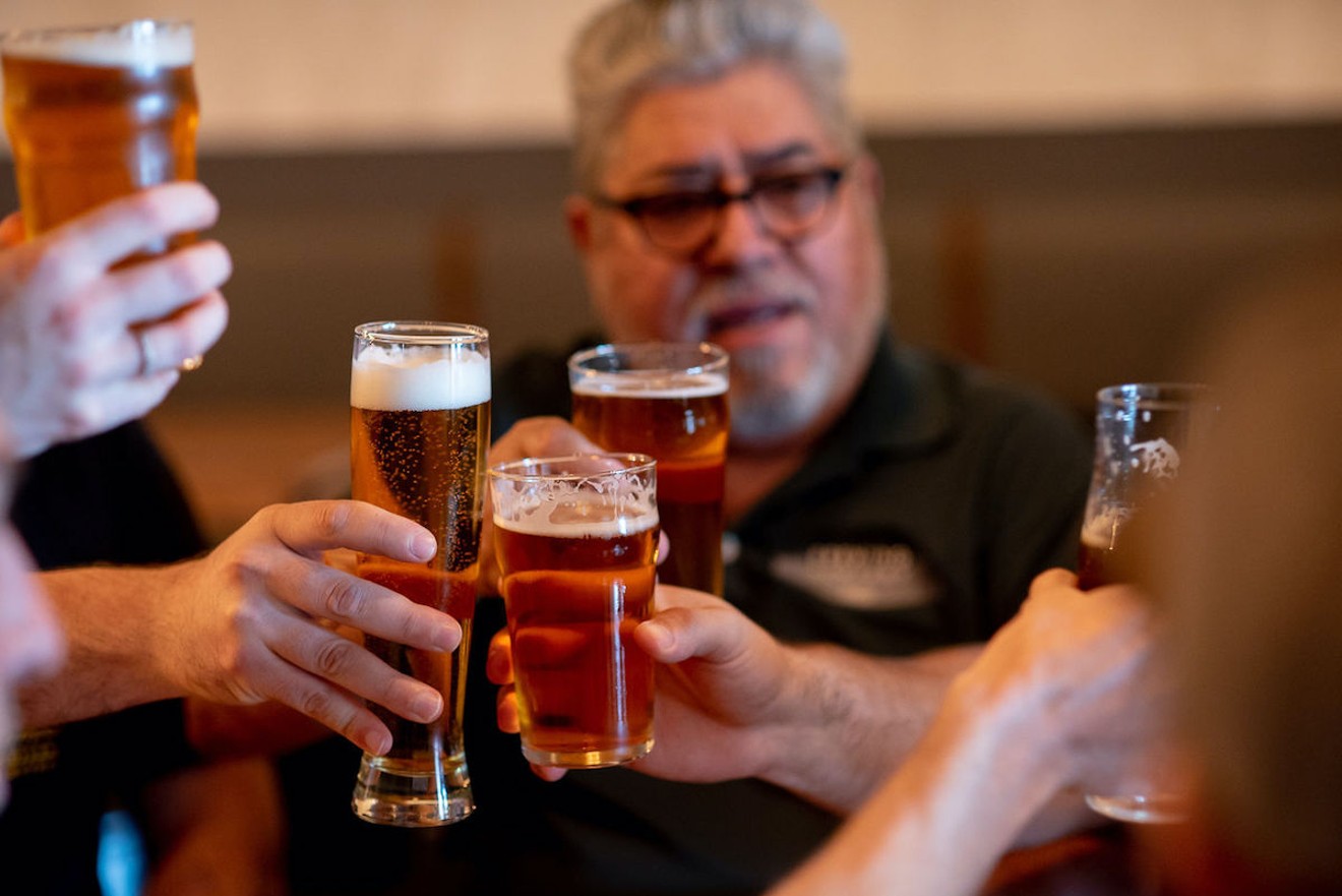 Luis "Pops" Brignoni toasts eight years in business for one of Miami's first craft breweries.