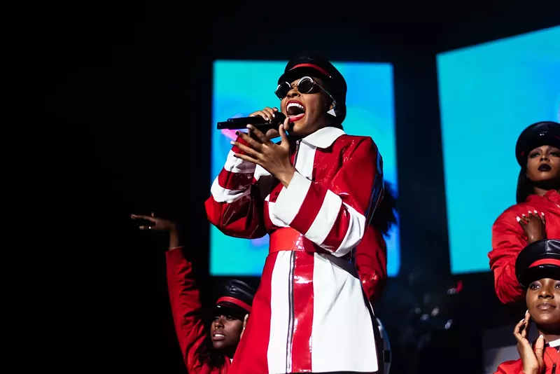 Image: See more photos of Janelle Monáe's performance at the Fillmore Miami Beach here.