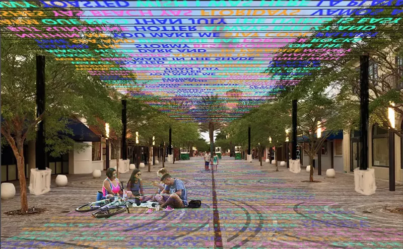 Image: Jessy Nite's Sun Stories Fills Giralda Plaza With Color and Culture