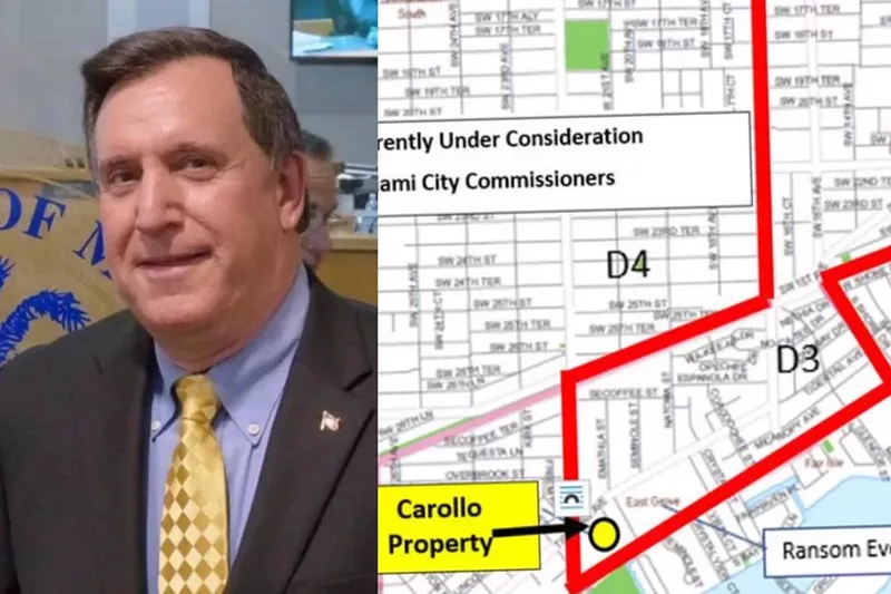 Image: A new redistricting proposal moves a swath of North Grove from District 2 into District 3, represented by Commissioner Joe Carollo.