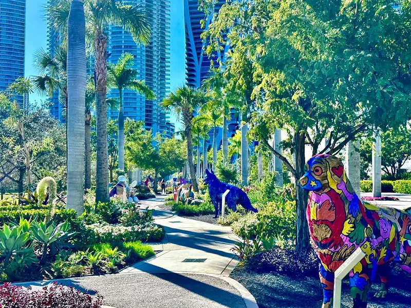 Image: A ribbon-cutting ceremony for the Dog and Cats Walkway is scheduled for February 10, 2023, at Maurice A. Ferré Park.