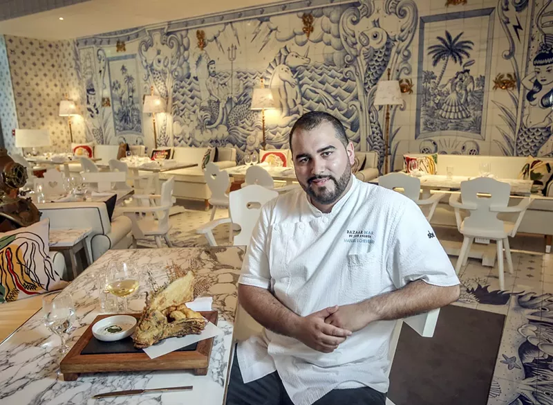 Image: Bazaar Mar's chef de cuisine. Manny Echeverri. See more photos from Bazaar Mar in Brickell.