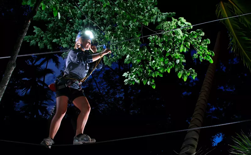 Image: Treetop Night Treks at Jungle Island Offers a Bird's-Eye View of Miami at Dusk